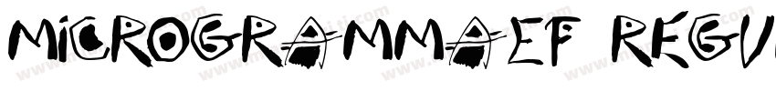 MicrogrammaEF Regula字体转换